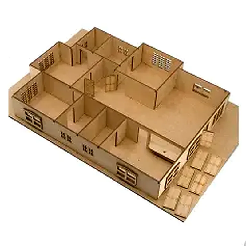Amostra enviada: Maquete em MDF