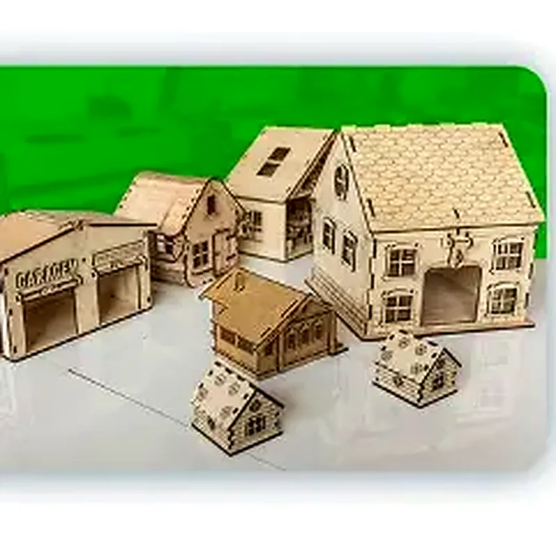 Amostra enviada: Casas em miniatura