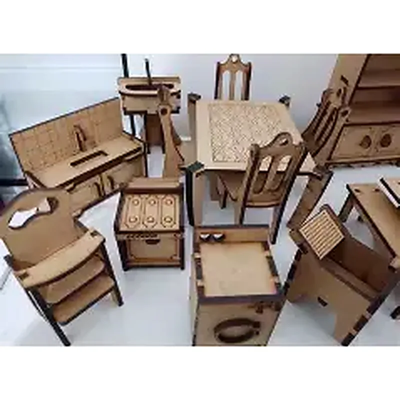 Amostra enviada: Móveis em miniatura