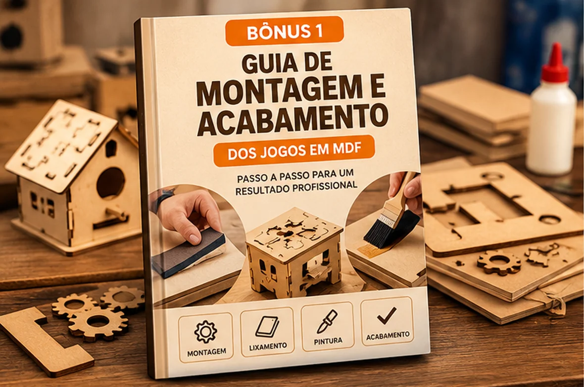 Capa ilustrativa do bônus 1: Guia de Montagem e Acabamento